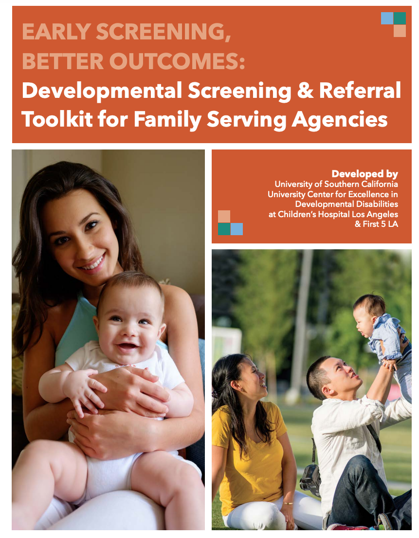 The cover of the new First 5 LA screening toolkit