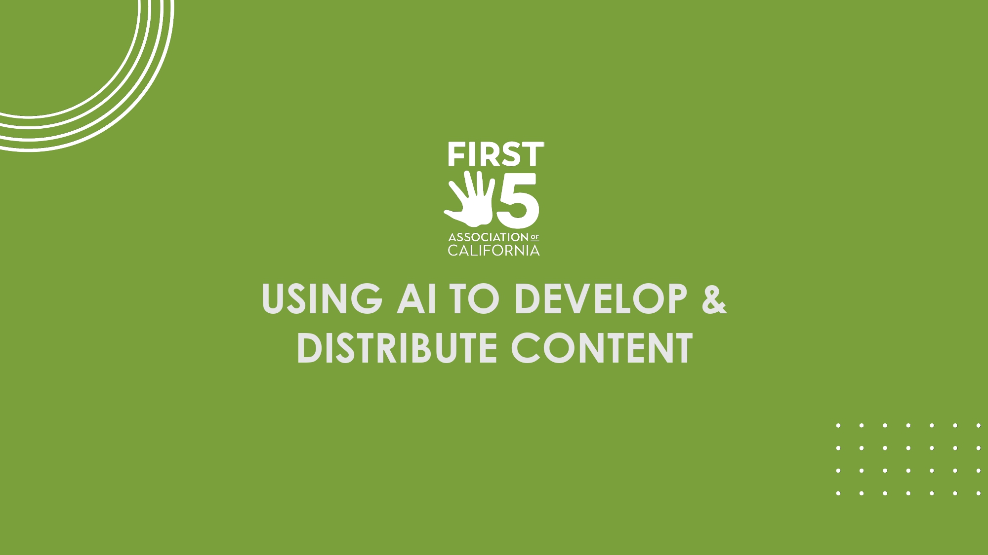 Using AI to Create & Distribute Content